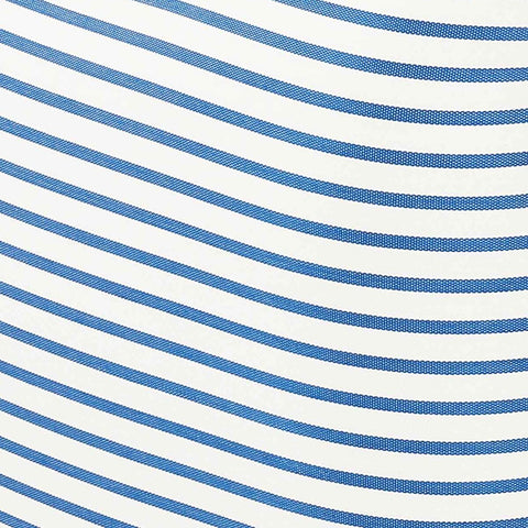 Saint Tropez Pearl and Blue Striped Stuffed Outdoor Armchair Model: TOV-O68849