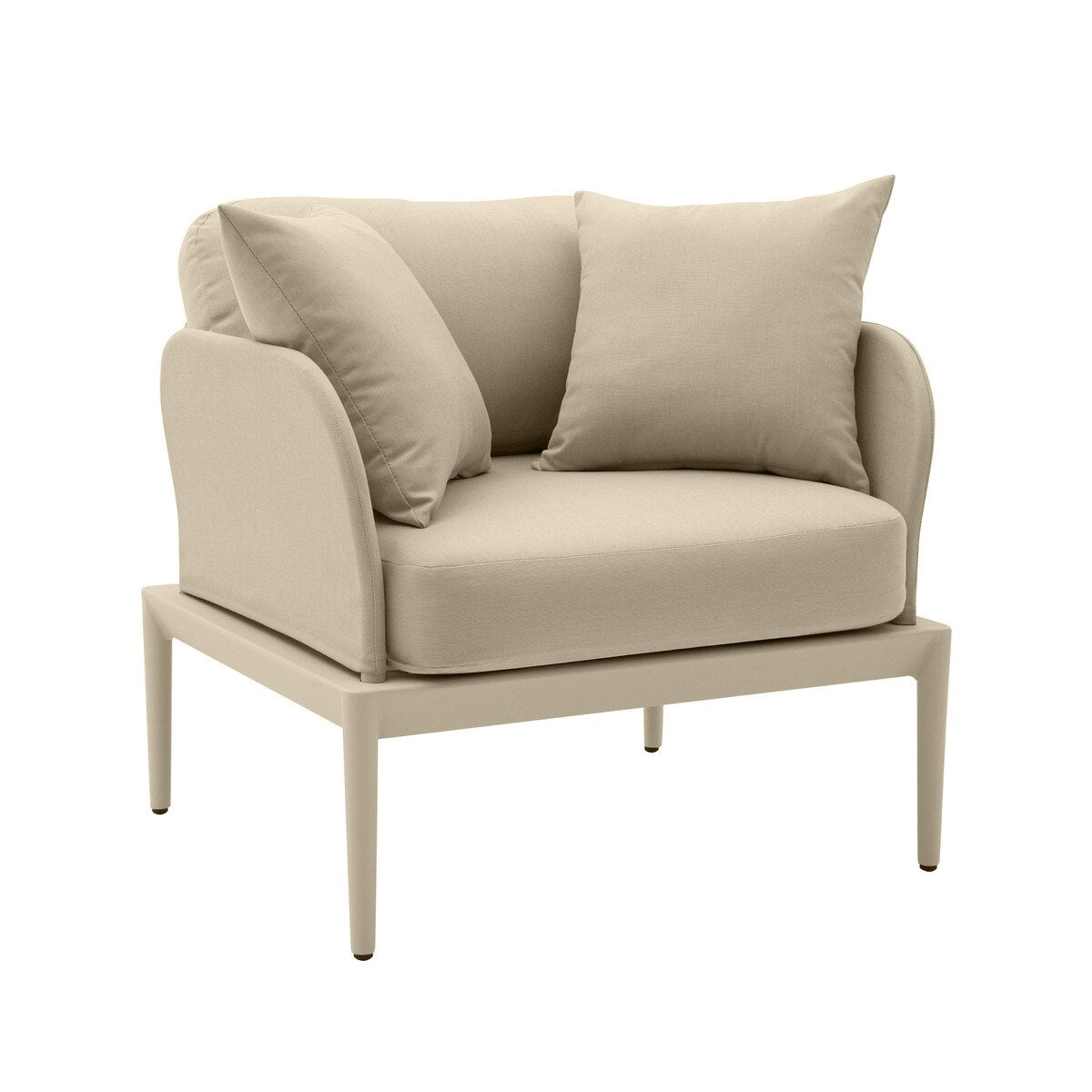 Kapri Taupe Outdoor Armchair Model: TOV-O68889