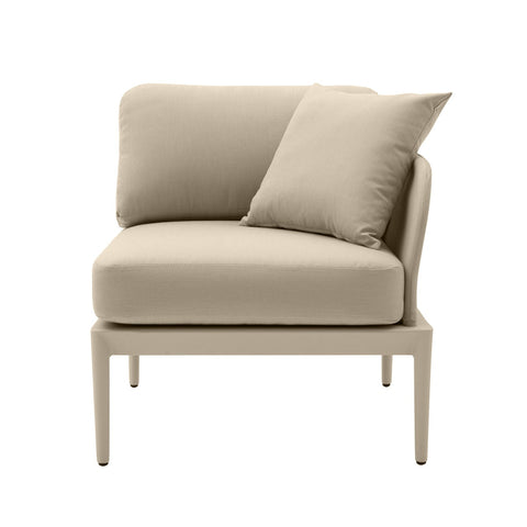 Kapri Taupe Modular Outdoor RAF Corner Seat Model: TOV-O68890
