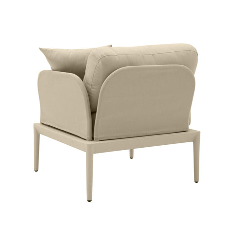Kapri Taupe Modular Outdoor RAF Corner Seat Model: TOV-O68890