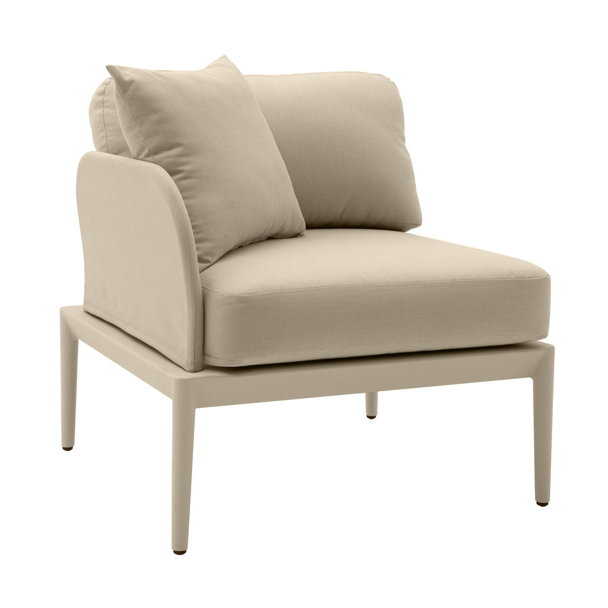 Kapri Taupe Modular Outdoor LAF Corner Seat Model: TOV-O68891