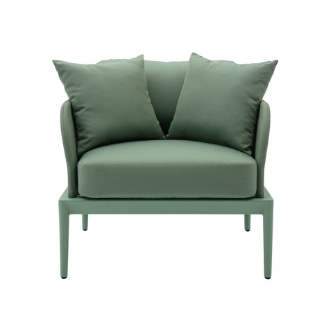 Kapri Moss Green Outdoor Armchair Model: TOV-O68894