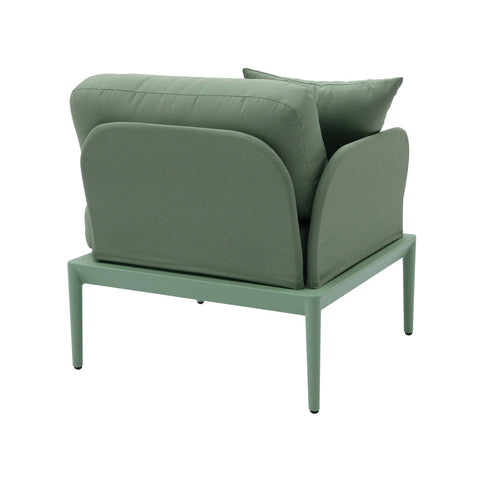 Kapri Moss Green Modular Outdoor LAF Corner Seat Model: TOV-O68896
