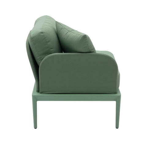 Kapri Moss Green Modular Outdoor LAF Corner Seat Model: TOV-O68896