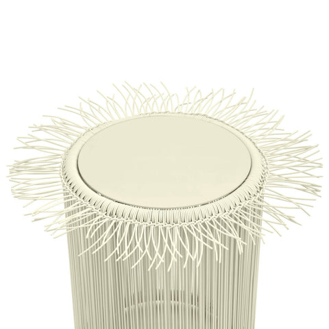 Rafa Cream Outdoor Side Table Model: TOV-O68952