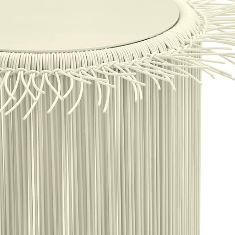 Rafa Cream Outdoor Side Table Model: TOV-O68952