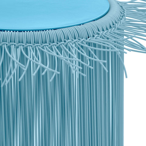 Rafa Blue Outdoor Side Table Model: TOV-O68953