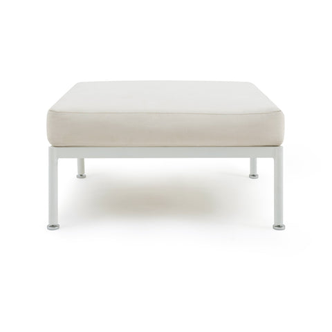 Dunes Cream Outdoor Ottoman Model: TOV-O68966