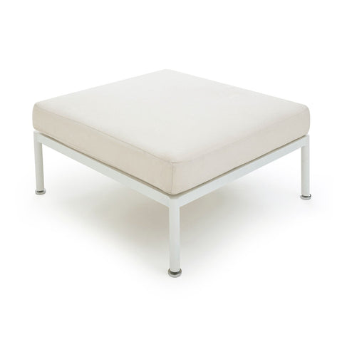 Dunes Cream Outdoor Ottoman Model: TOV-O68966