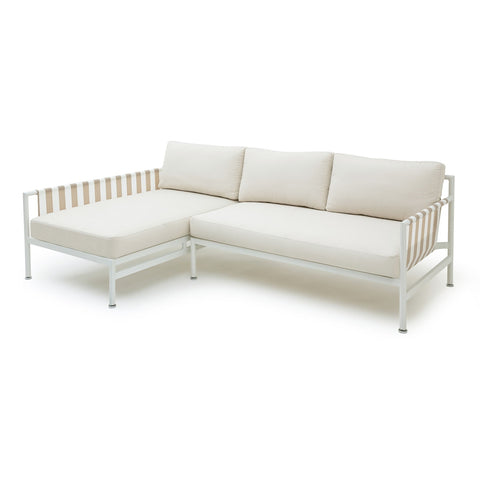 Dunes Cream Outdoor Sectional - LAF Model: TOV-O68968-O68969