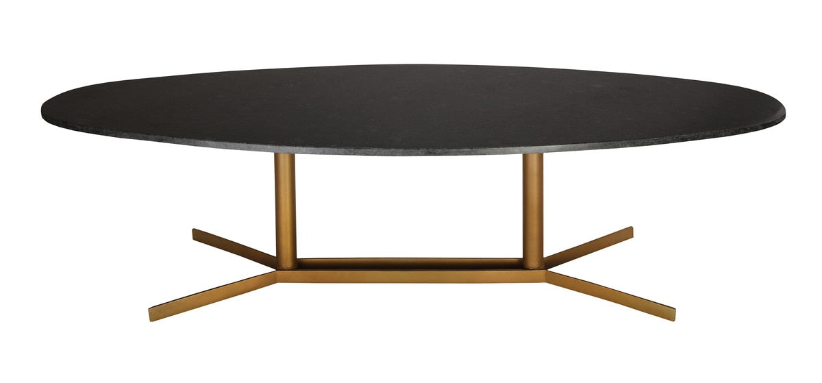 Gemma Black Marble Coffee Table Model: TOV-OC18162