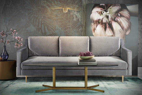 Gemma Black Marble Coffee Table Model: TOV-OC18162