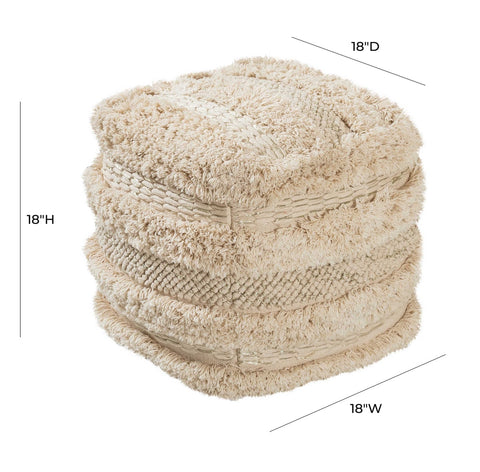 Yorba Cotton Pouf Model: TOV-OC18252