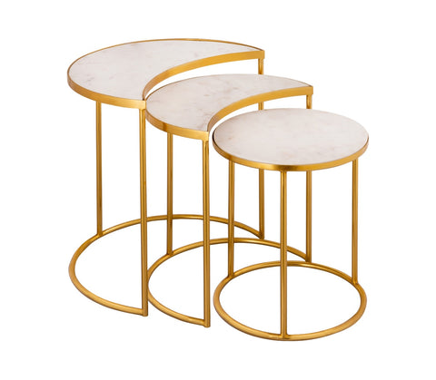 Crescent Nesting Tables By Inspire Me! Home Decor Model: TOV-OC18310