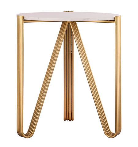 Aya Marble Side Table By Inspire Me! Home Decor Model: TOV-OC18317