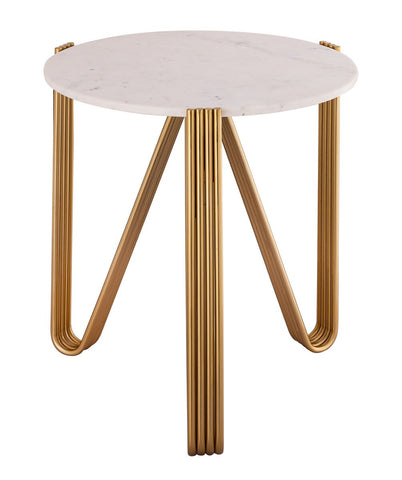 Aya Marble Side Table By Inspire Me! Home Decor Model: TOV-OC18317