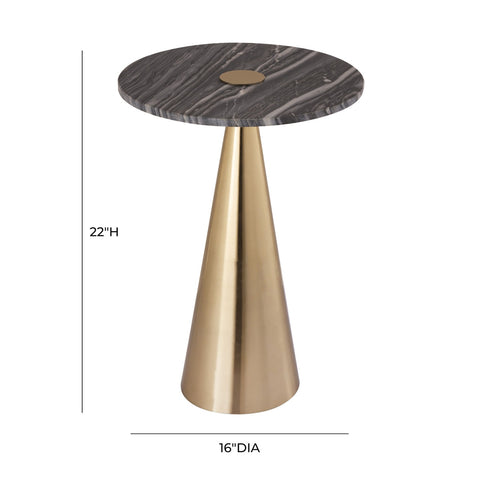 Addyson Marble Side Table Model: TOV-OC18341