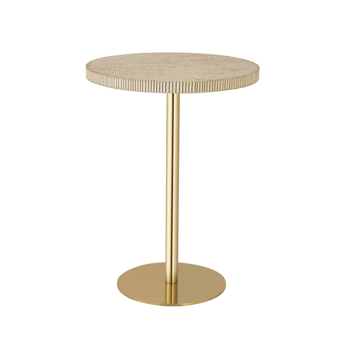 Fiona Gold Stone Side Table Model: TOV-OC18350
