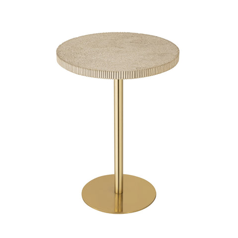 Fiona Gold Stone Side Table Model: TOV-OC18350