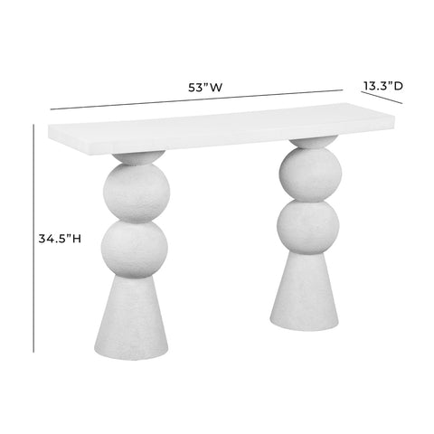 Lupita White Console Table Model: TOV-OC18433