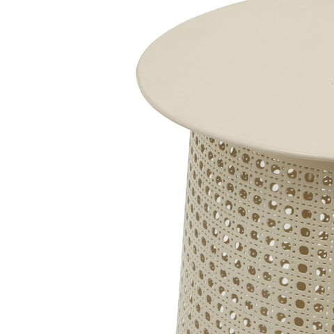 Pesky Eggnog Cream Side Table Model: TOV-OC18448