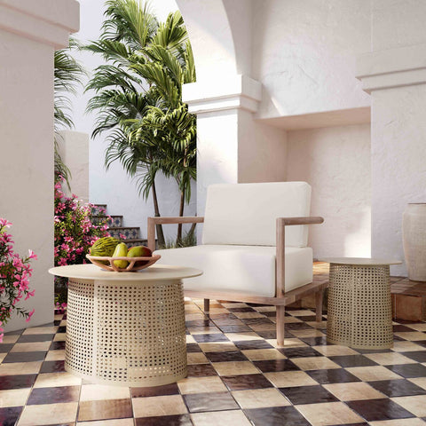 Pesky Eggnog Cream Coffee Tablee Model: TOV-OC18449