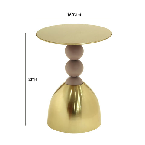 Daleyza Gold Side Table Model: TOV-OC18450