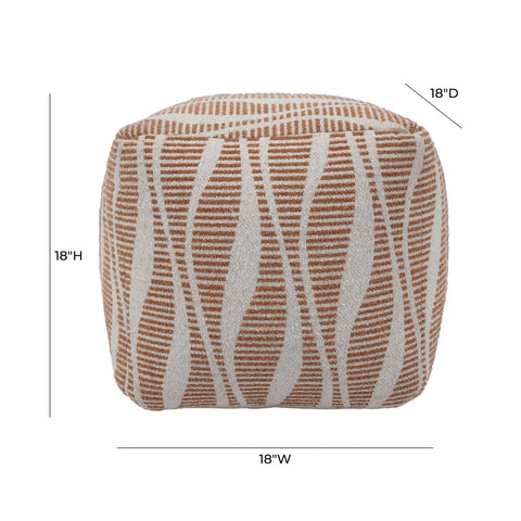 Ember Woven Pouf Model: TOV-OC18533