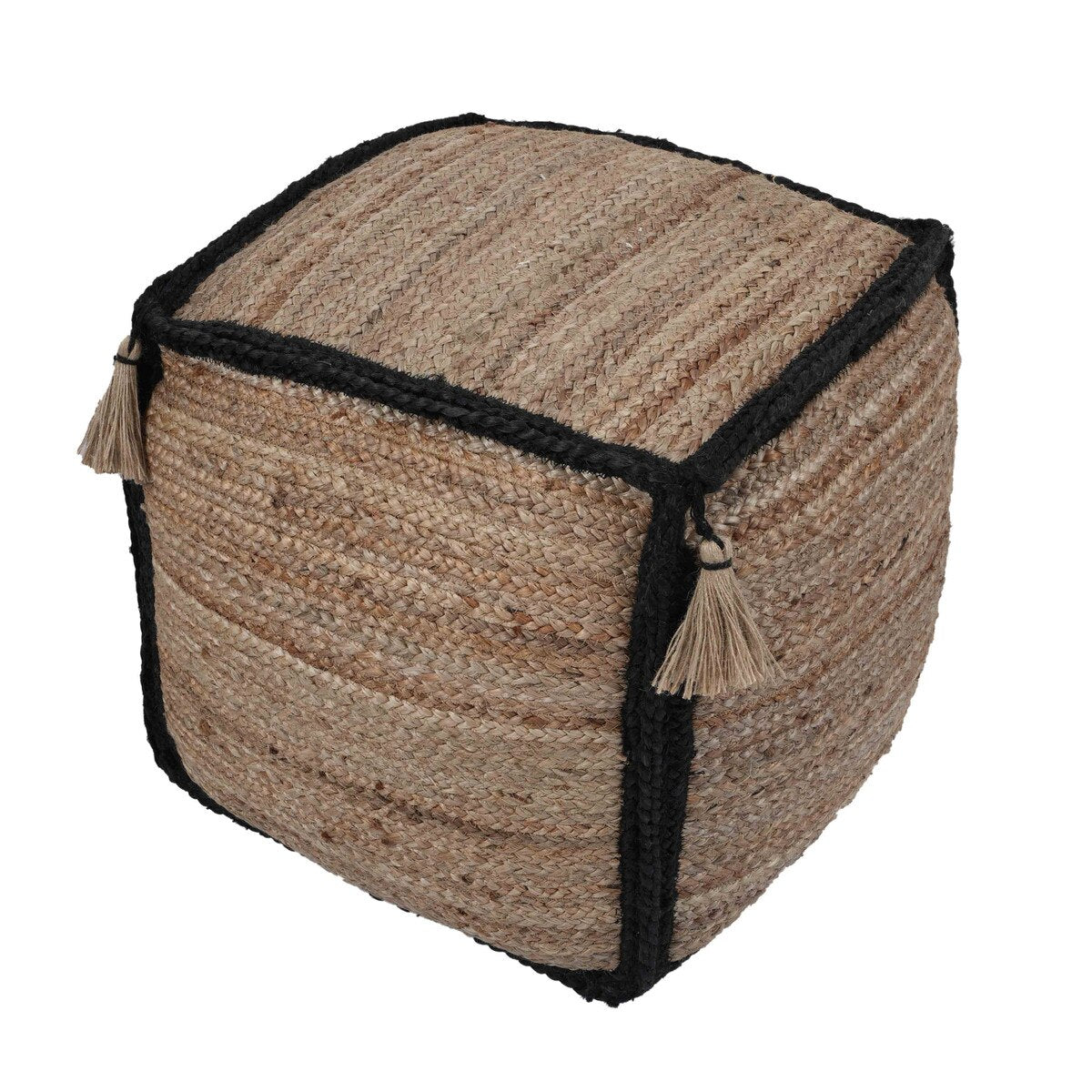 Briana Braided Pouf Model: TOV-OC18536