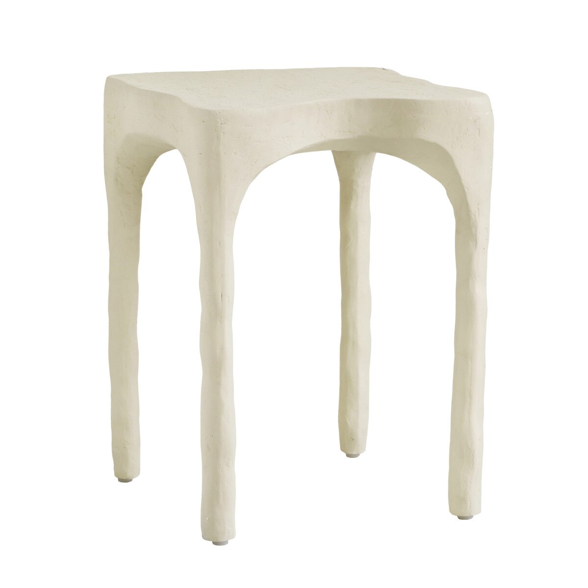 Skully Cream Textured Side Table Model: TOV-OC18622