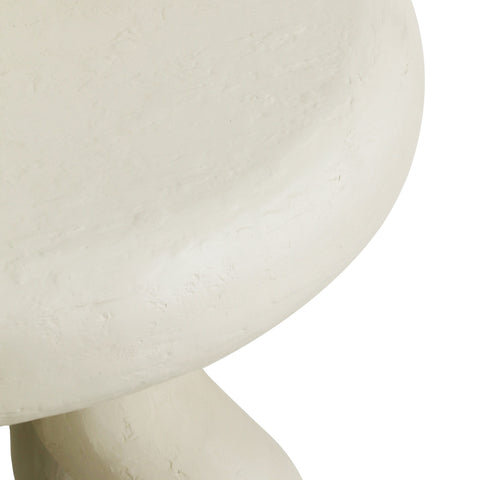 Maddie Cream Textured Side Table Model: TOV-OC18623