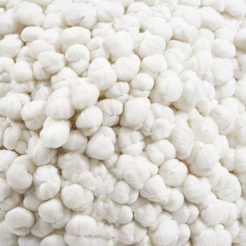 Cathy Cream Woven Pouf Model: TOV-OC18665