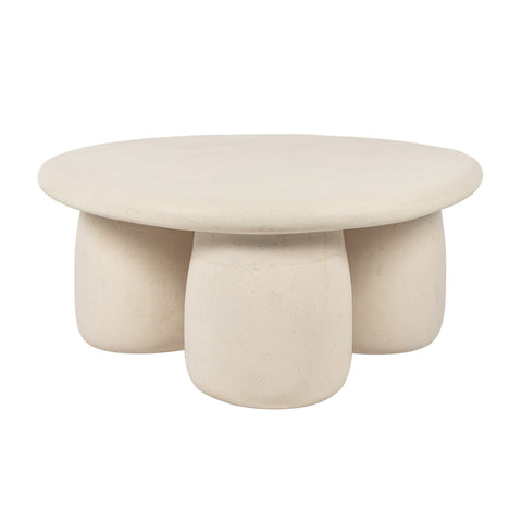 Rahul Off-White Round Coffee Table Model: TOV-OC18720