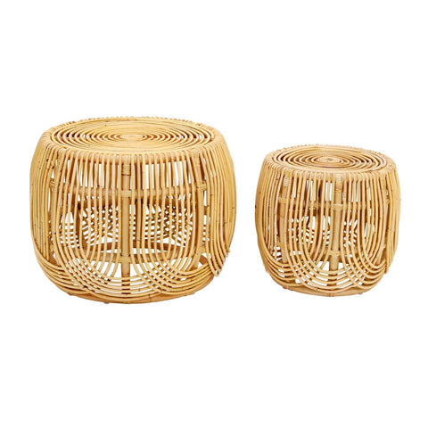 Azrina Rattan Nesting Tables Model: TOV-OC21009