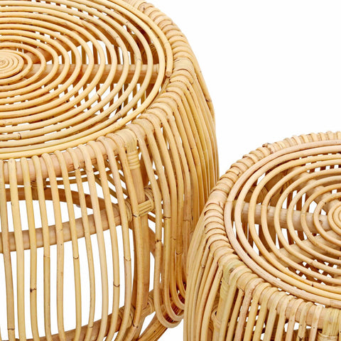 Azrina Rattan Nesting Tables Model: TOV-OC21009