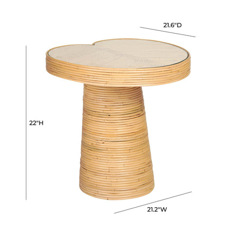 Felicia Tall Lilypad Side Table Model: TOV-OC21018