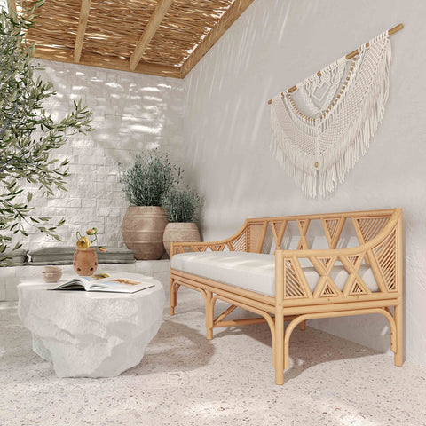 Jayla Natural Rattan Bench Model: TOV-OC21020