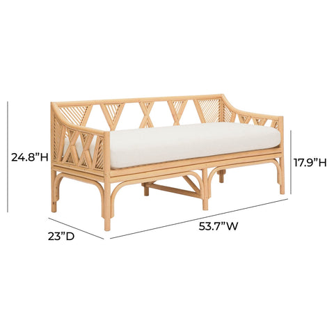 Jayla Natural Rattan Bench Model: TOV-OC21020