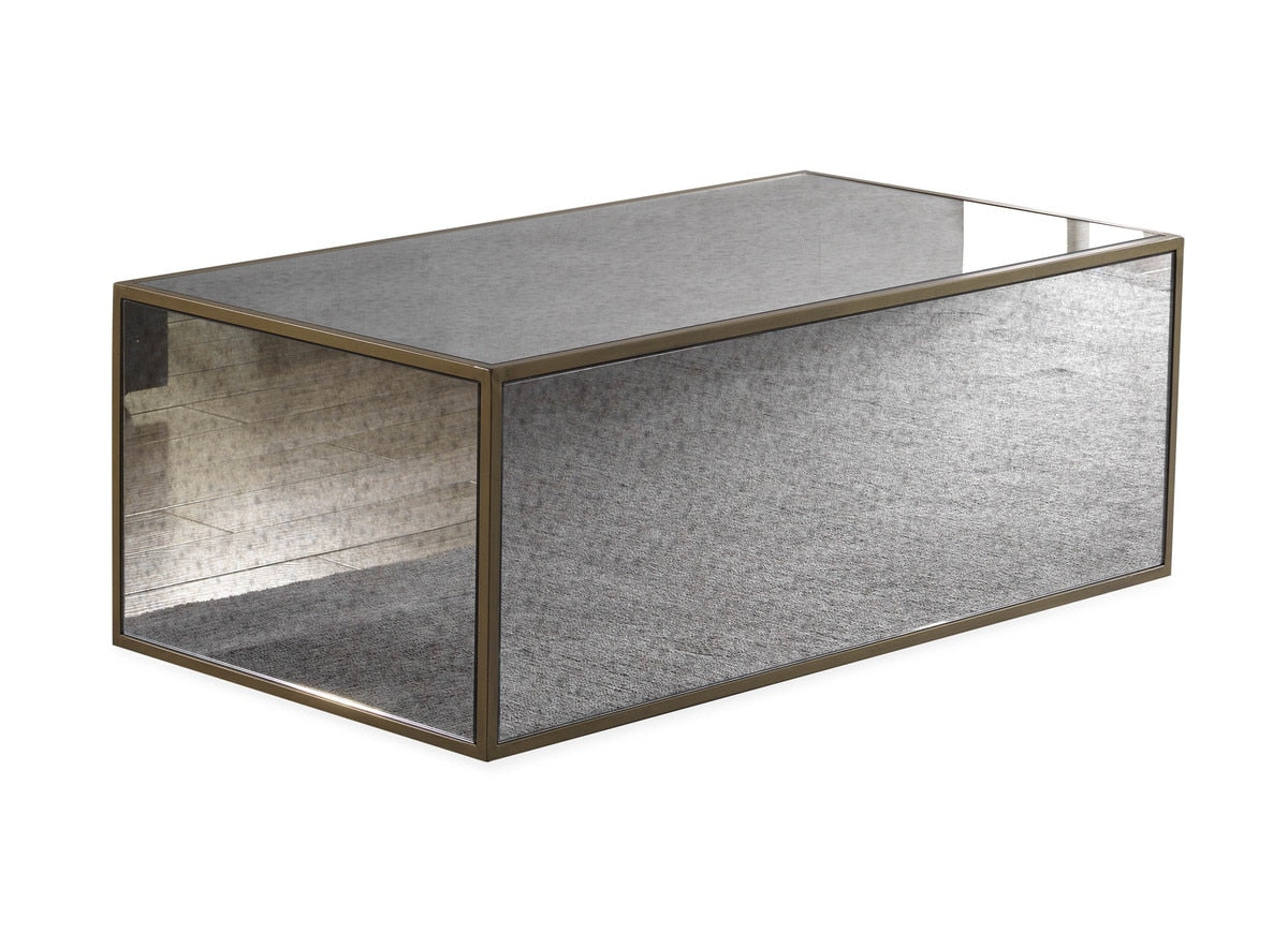 Lana Mirrored Coffee Table By Inspire Me! Home Decor Model: TOV-OC3729