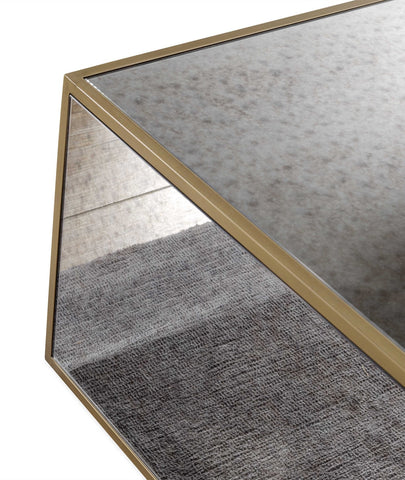 Lana Mirrored Coffee Table By Inspire Me! Home Decor Model: TOV-OC3729