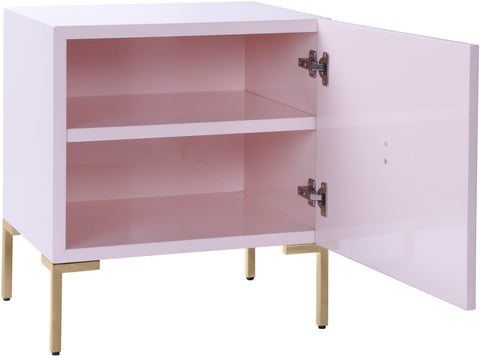 Anna Pink Lacquer Side Table Model: TOV-OC4106