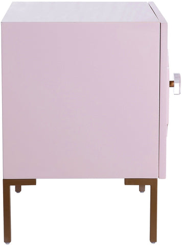 Anna Pink Lacquer Side Table Model: TOV-OC4106