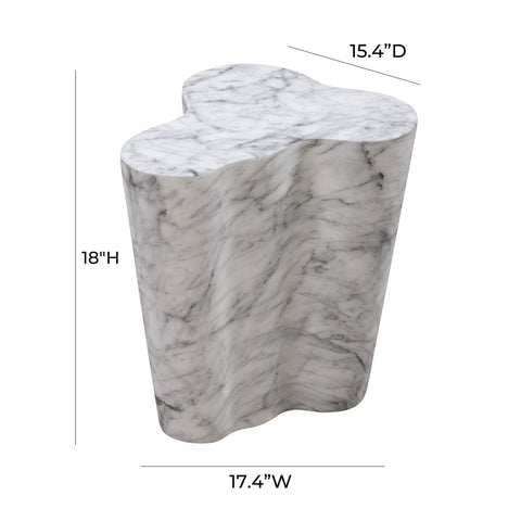 Slab Marble Short Side Table Model: TOV-OC44039