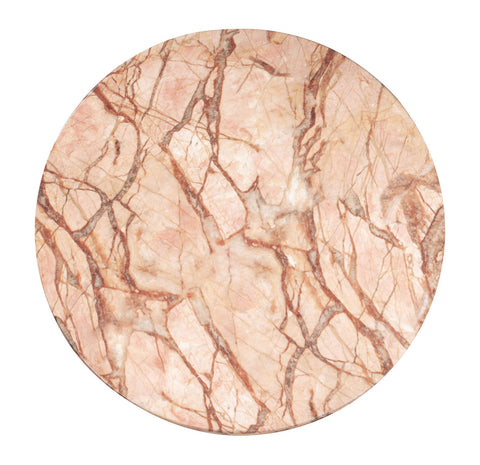 Rue Sunset Marble Indoor / Outdoor Concrete Round Side Table Model: TOV-OC44042