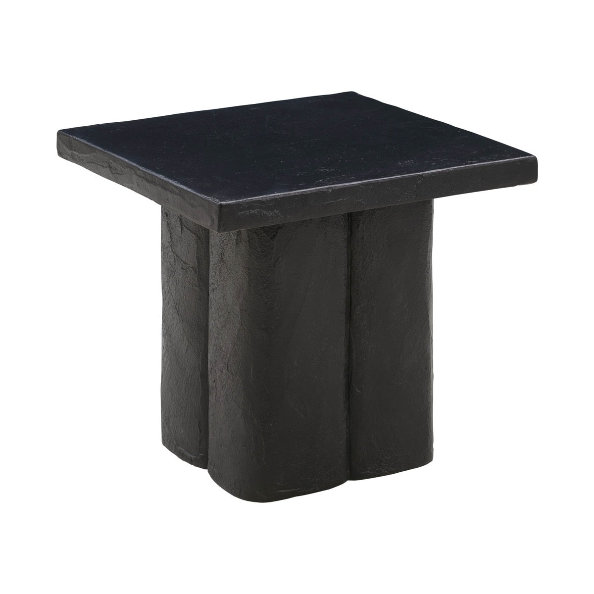 Kayla Black Concrete Side Table Model: TOV-OC44164