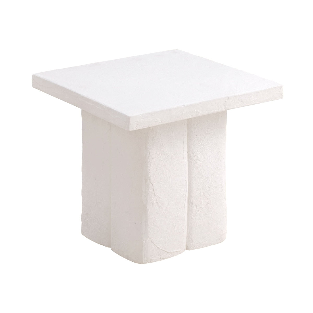 Kayla White Concrete Side Table Model: TOV-OC44165
