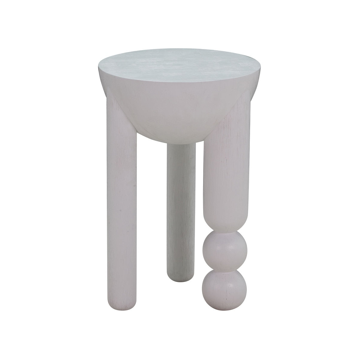 Morse White Wooden Accent Table Model: TOV-OC54197