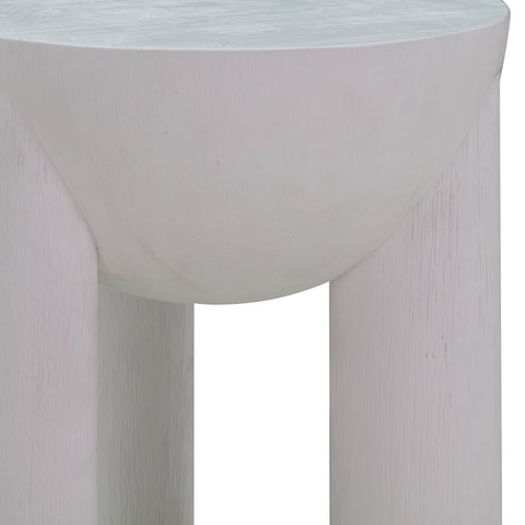 Morse White Wooden Accent Table Model: TOV-OC54197