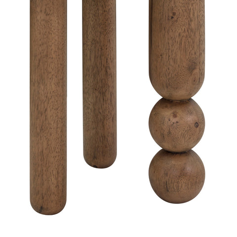 Morse Cognac Wooden Accent Table Model: TOV-OC54198