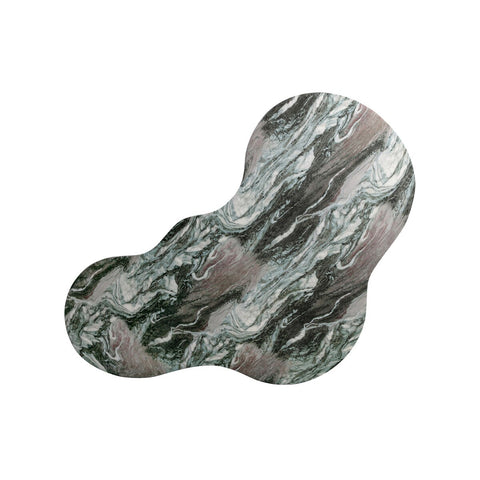 Slab Grey/Blush Faux Marble Coffee Table Model: TOV-OC54214